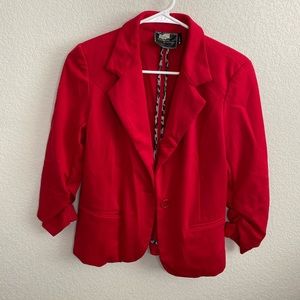 Red blazer